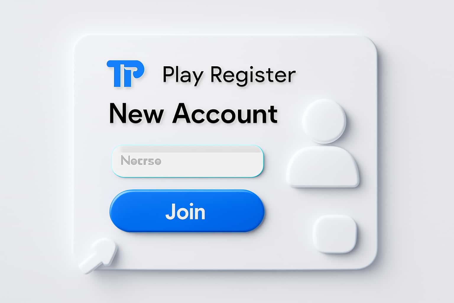 Tp Play Register - New Account Interface