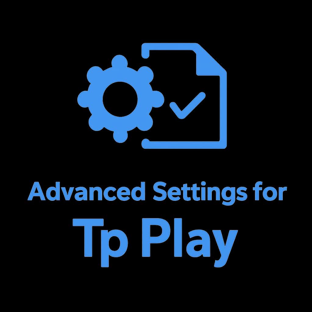 Icon representing Advanced Settings for Tp Play.