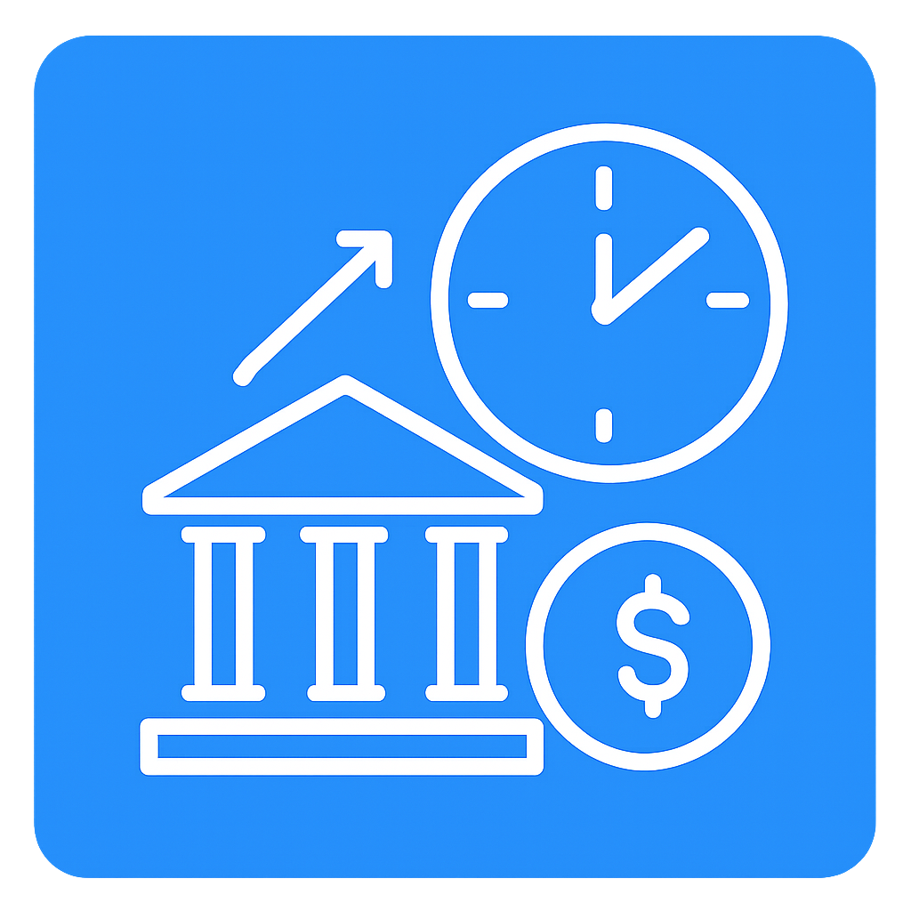 A simple icon depicting the Tp Play logo with a clean design.