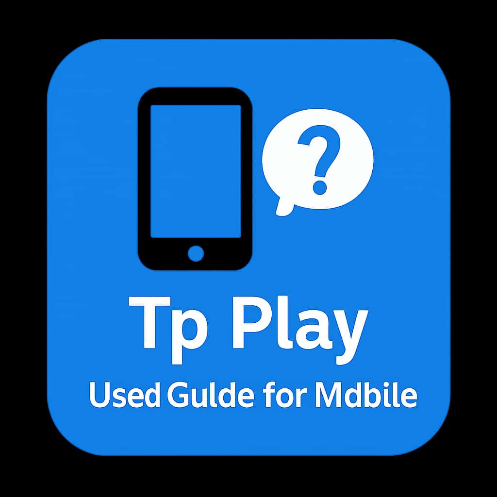 An icon representing User Guide for Tp Play Mobile with a professional design.