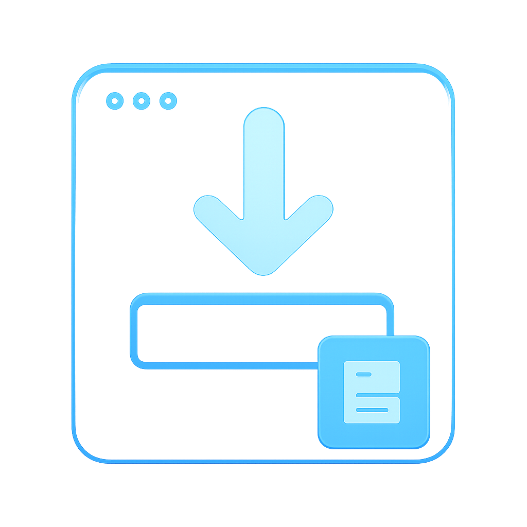 Illustration explaining the installation process for Tp Play on iOS.