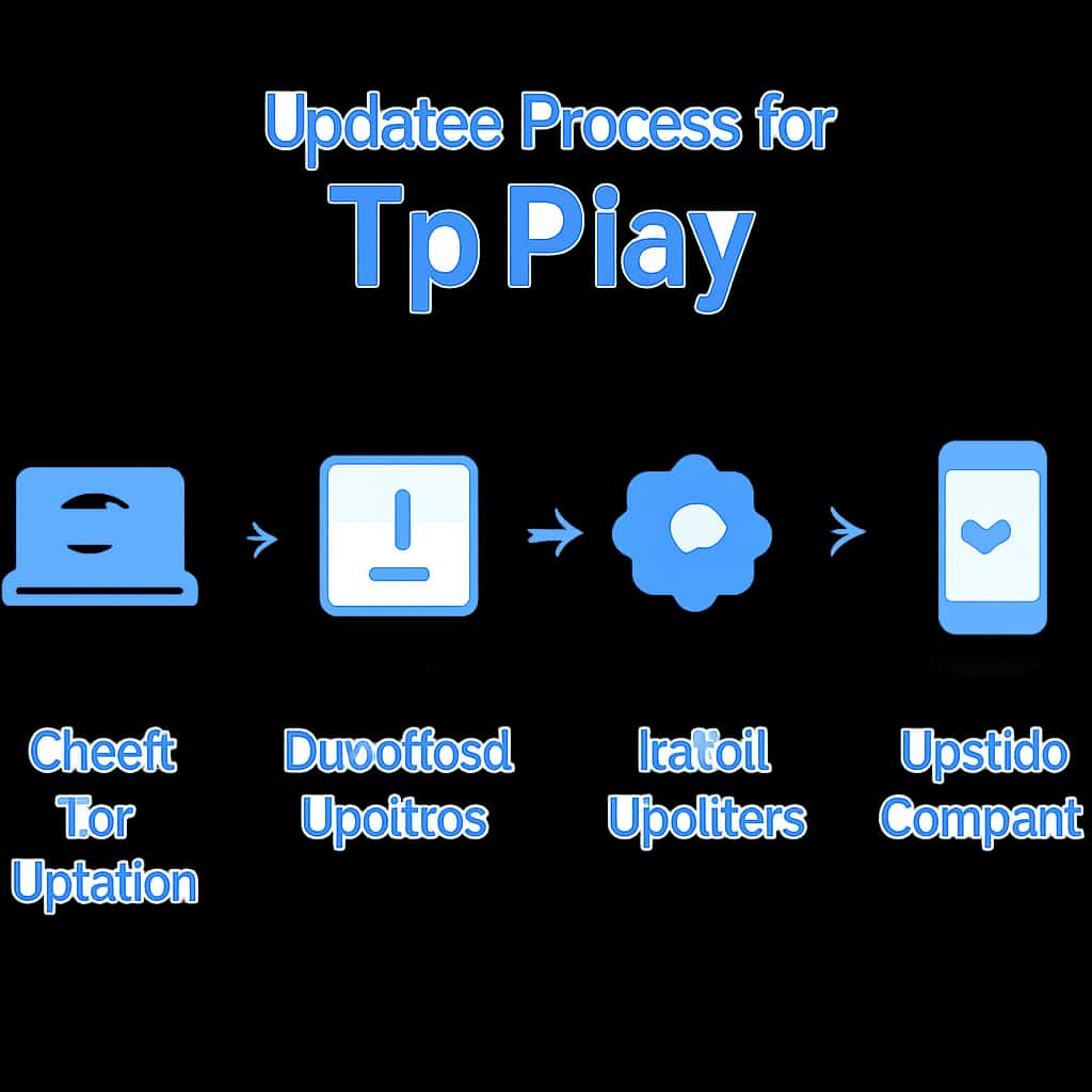 Diagram explaining the updates process for Tp Play